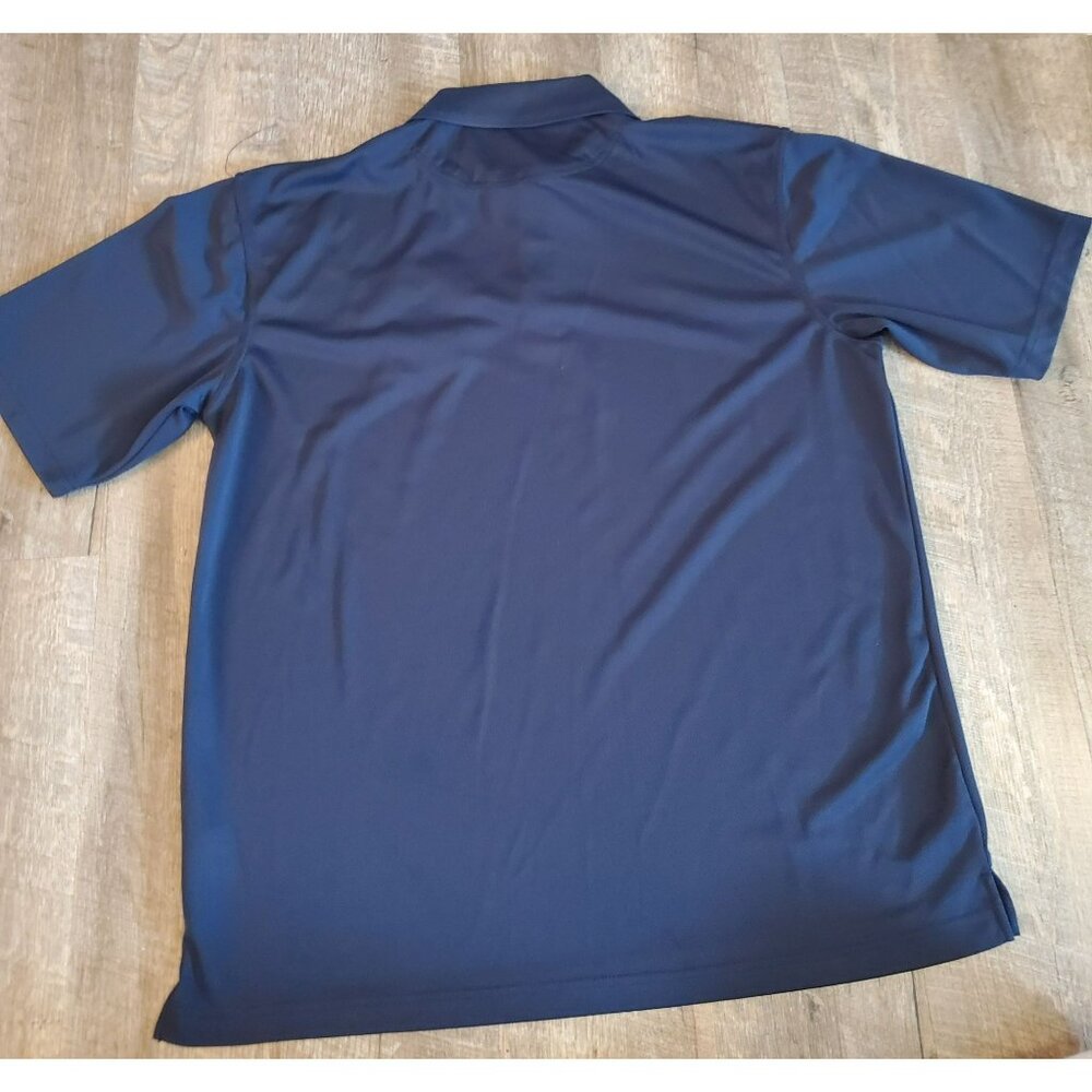 Hartwell polo Men's Large Navy/Blue Vietnam Veteran shirt - Picture 3 of 4